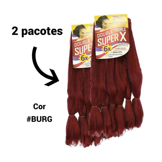 Imagem de Kit 2 pacotes Jumbo Pacotão Supex X 400g cada