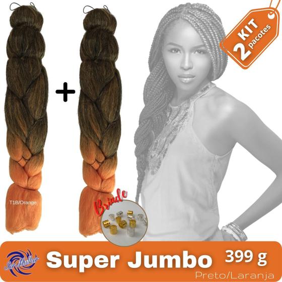 Imagem de KIT 2 Pacotes Jumbo Ser Mulher 399g Cores Ombrés