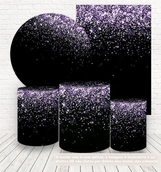 Imagem de Kit 2 Painéis E Capas 3D Sublimado Efeito Glitter Fkpc-902