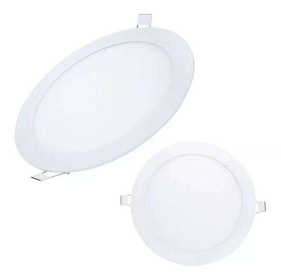 Imagem de Kit 2 Painéis Paflon Led 32W 6000K Glm1832B Embutir Redondo