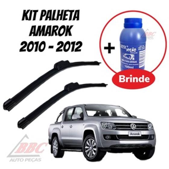 Imagem de Kit 2 Palhetas Limpador De Parabrisa Dianteiro Amarok 2010 - 2012