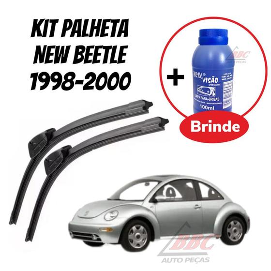 Imagem de Kit 2 Palhetas Limpador De Parabrisa Dianteiro New Beetle 1998 - 2000