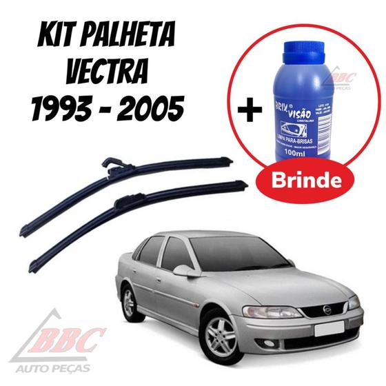 Imagem de Kit 2 Palhetas Limpador De Parabrisa Dianteiro Vectra 1993 ate 2005