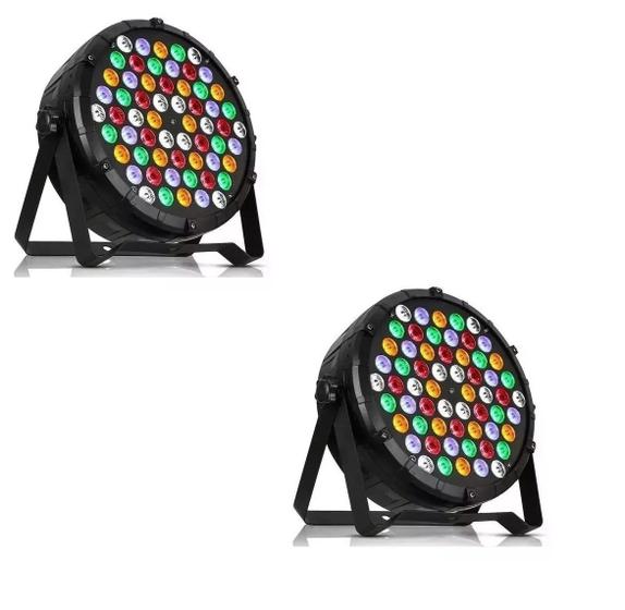 Imagem de Kit 2 Par Led Slim 60 Leds 3w Rgbwa Aatop