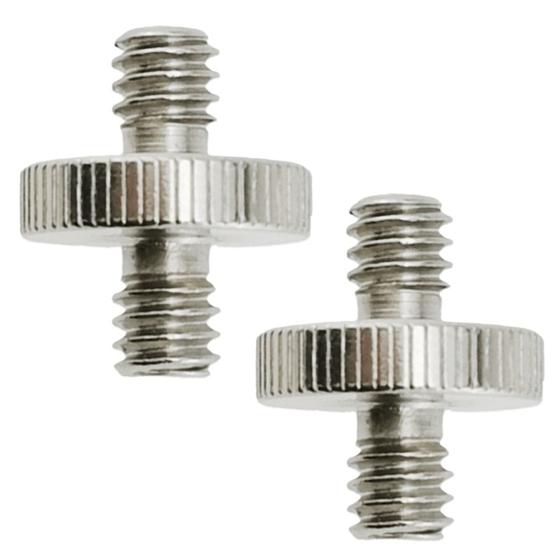 Imagem de Kit 2 Parafusos Macho 1/4 1/4 Tripé Câmera Flash Luz Dslr