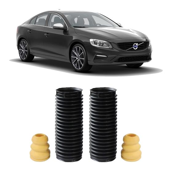 Imagem de Kit 2 Parcial Batente Dianteiro Volvo S60 2017 2018 2019 20