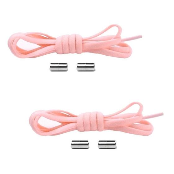 Imagem de Kit 2 Pares de Cadarcos Elasticos Top Walk com Fechamento em Rosca Metalica