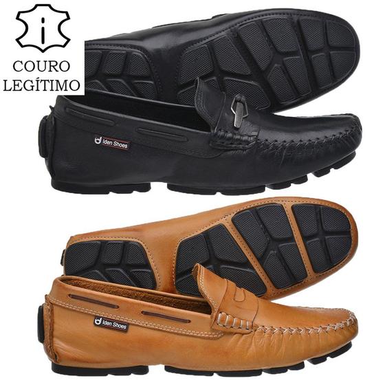 Imagem de Kit 2 Pares Drive Mocassim Masculino Em Couro