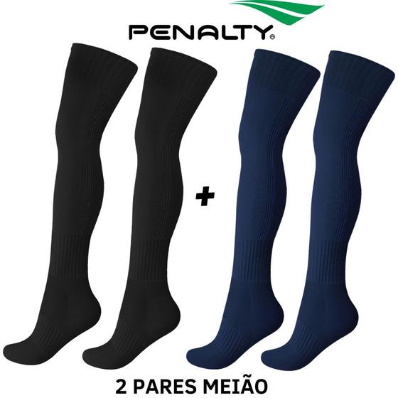 Imagem de Kit 2 Pares Meião Penalty Storm Adulto e Juvenil