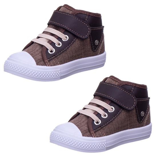 Imagem de Kit 2 Pares Tênis Infantil Masculino Passeio Leve - AS263