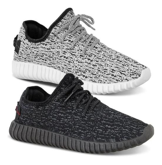 Kit 2 Pares Tenis Masculino Header Yzy 2019 Top De Linha, Envio Rapido Menor preço em Kit 2 Pares Tenis Masculino Header Yzy 2019 Top De Linha, Envio Rapido