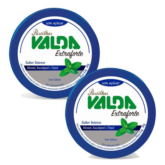 Imagem de Kit 2 Pastilha Valda Extra Forte 50g