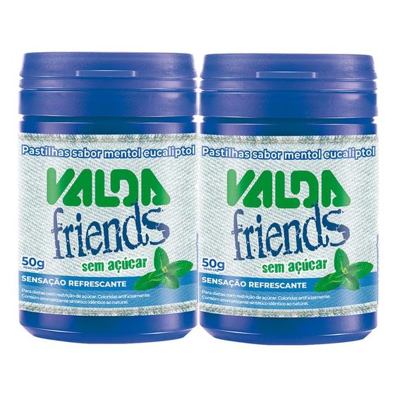 Imagem de Kit 2 Pastilha Valda Friends Sem Açúcar 50g