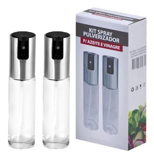 Imagem de Kit 2 Pç Spray Porta eite Vinagre Aço Inox S/ Desperdício