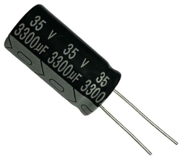 Imagem de Kit 2 pçs - capacitor eletrolitico 3300x35v - 3300uf x 35v