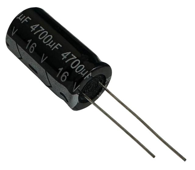 Imagem de Kit 2 pçs - capacitor eletrolitico 4700x16v - 4700uf x 16v