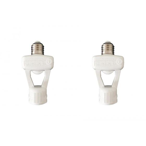 Imagem de Kit 2 Pcs - Sensor Presenca Qualitronix C/Soq E-27 Qa17M