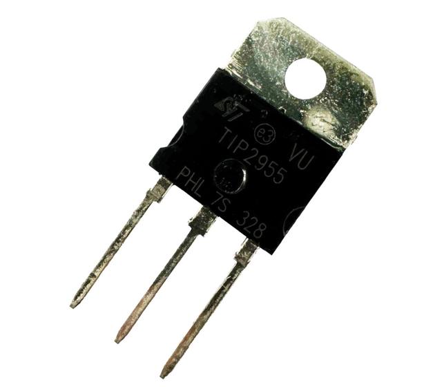 Imagem de Kit 2 pçs - transistor tip2955  tip 2955 - to247 pnp 60v 15a