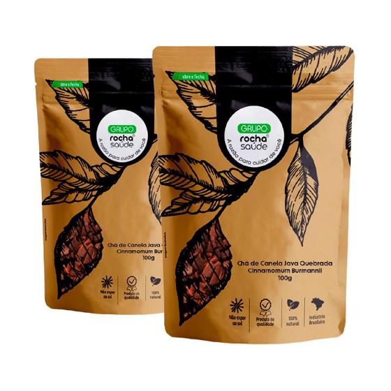 Imagem de Kit 2 pct Chá de Canela Java Quebrada - Cinnamomum Burmannii - 100g