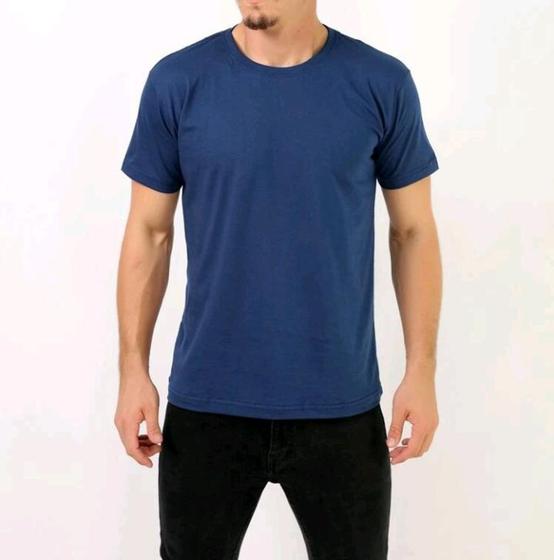 Imagem de Kit 2 peças blusa camiseta masculina manga curta gola redonda moda básica