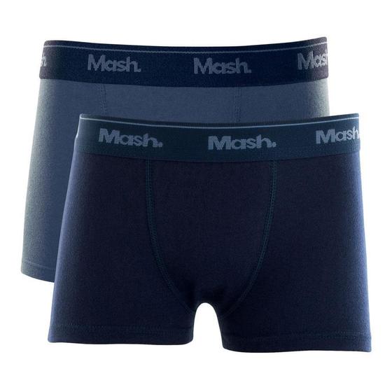 Imagem de Kit 2 Peças Cueca Boxer Mash Infantil Elástico Algodão