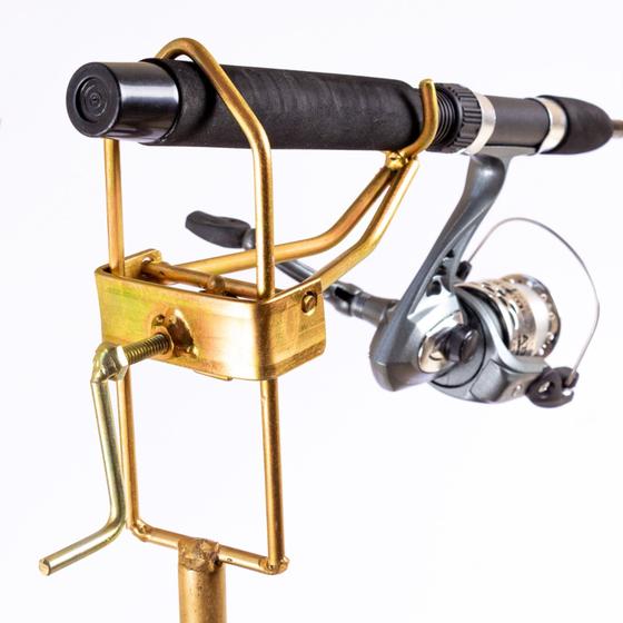 Imagem de kit 2 peças Suporte De Vara Robozinho  Regulagens Suporte Tilapeiro