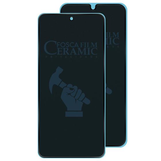 Imagem de Kit 2 Película De Ceramica 3D 9D Privacidade Fosca Para Galaxy A04e A042 6.5