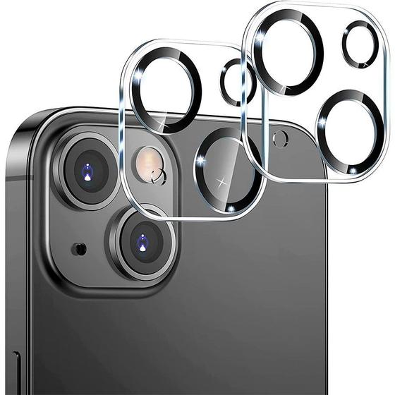 Imagem de Kit 2 Películas Protetoras Câmera Lentes Compatível iPhone 13 Mini