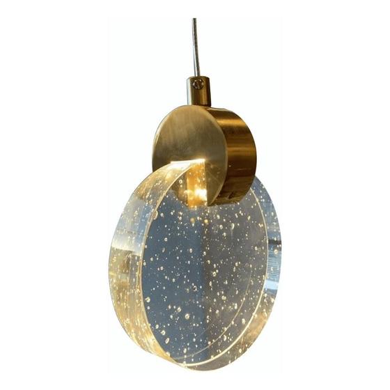 Imagem de Kit 2 Pendente Lua Gold 3000K GMH