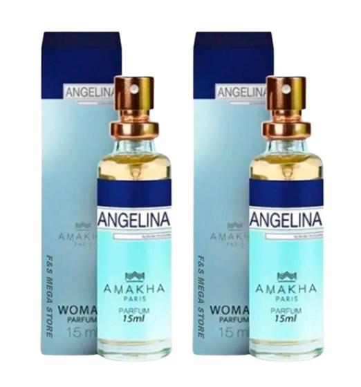 Imagem de Kit 2 Perfume Feminino Angelina Amakha Paris Bolsa Bolso