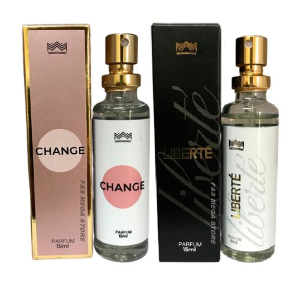 Imagem de Kit 2 Perfume Feminino Change Liberte Amakha Paris 15ml