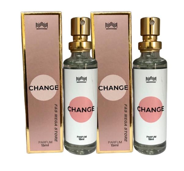 Imagem de Kit 2 Perfume Feminino Change Parfum Amakha Paris 15Ml Bolsa