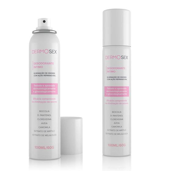 Imagem de Kit 2 Perfume Intimo Feminino Anti Foliculite Dermosex 100ml