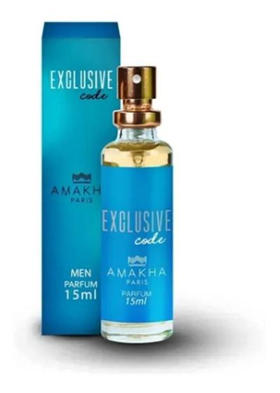 Imagem de Kit 2 Perfume Masculino Exclusive Code Amakha Paris Bolso