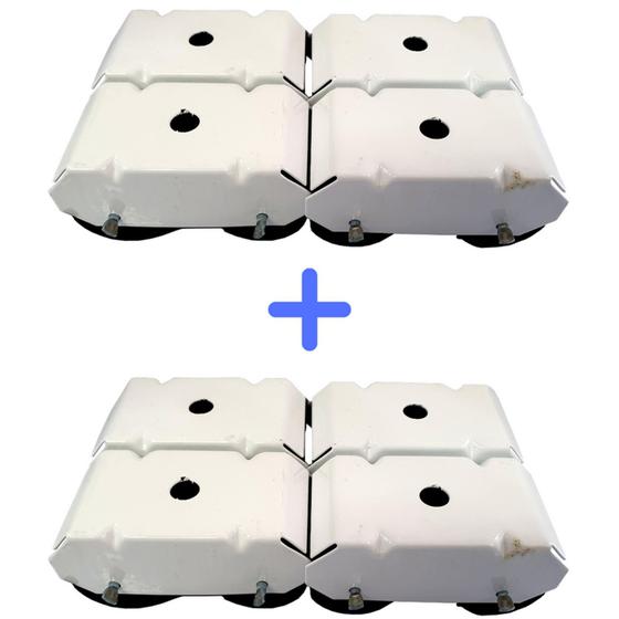 Imagem de Kit 2 Pés de Geladeira Fogão Refrigerador Freezer Frigobar
