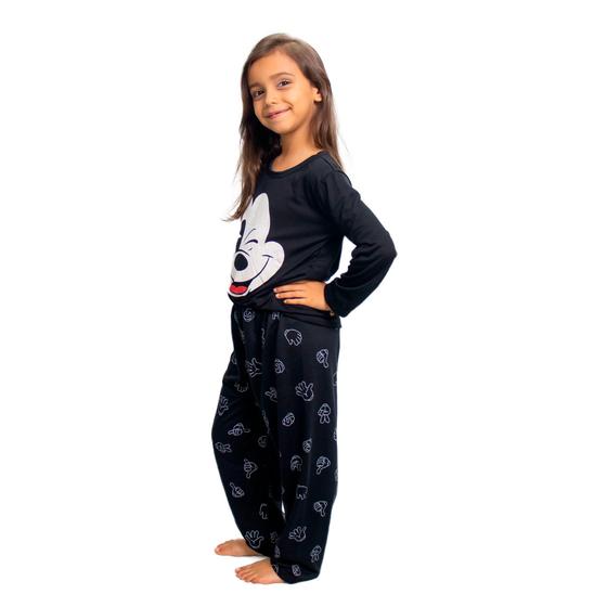 Imagem de KIT 2 Pijamas Infantil Feminino Inverno