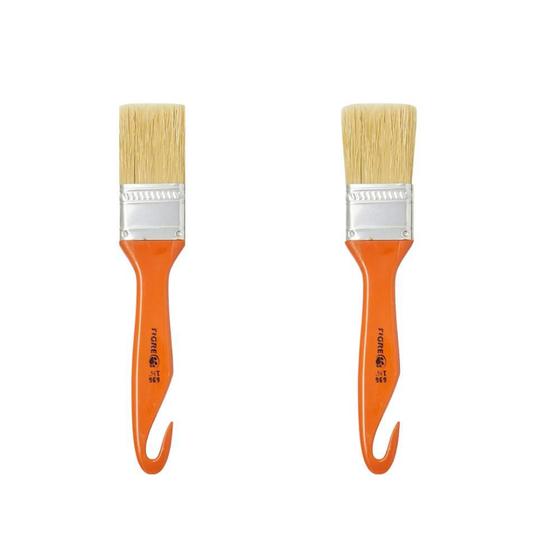 Kit 2 Pincel Trinchas Para Pintura Tigre Media 696 1 1/2 Polegadas ...