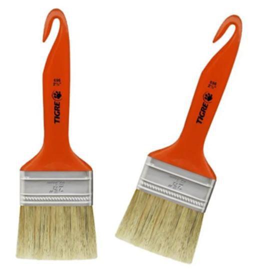 Kit 2 Pincel Trinchas Para Pintura Tigre Media 696 2 1/2 Polegada Cerda ...