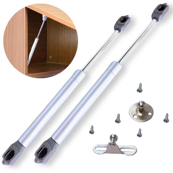 Imagem de KIT 2 Pistão A Gás 80N Mini 185mm Força Normal Beltools