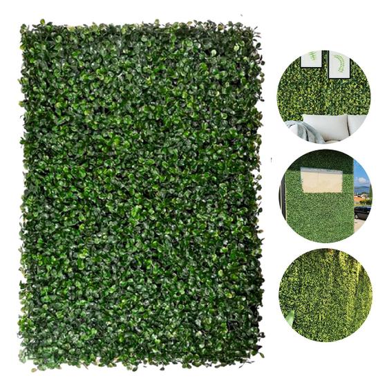 Imagem de Kit 2 Placas Buchinho Grama Artificial Jardim 40x60