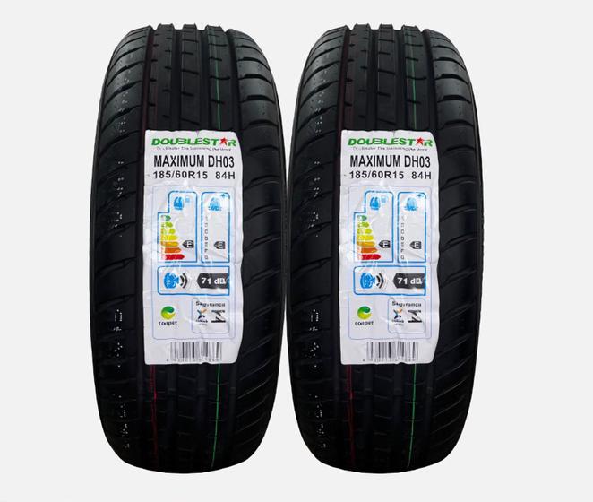 Imagem de kit 2 Pneu 185/60r15 84h Doublestar DH Aro 15