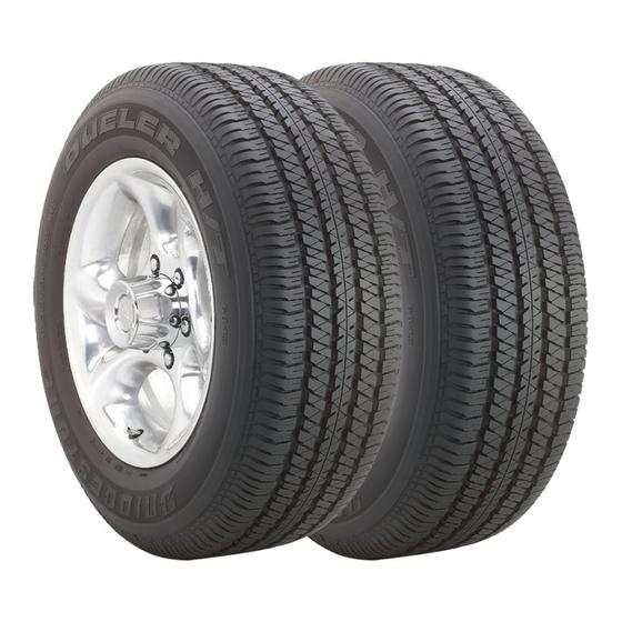 Imagem de Kit 2 Pneu Bridgestone 265/60 Aro 18  Dueler H/T 684 II 110H