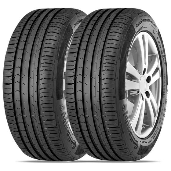 Imagem de Kit 2 Pneu Continental Aro 17 225/55r17 97v ContiPremiumContact 5