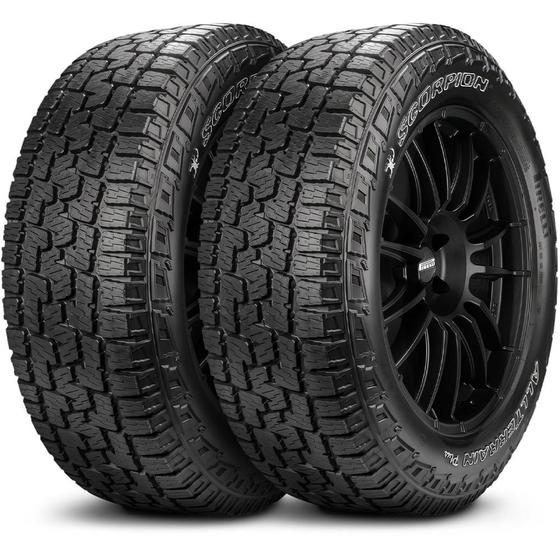 Imagem de Kit 2 Pneu Pirelli Aro 17 225/65r17 106H TL XL WL Scorpion All Terrain Plus