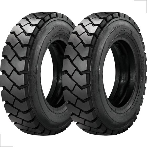 Imagem de Kit 2 Pneu Xtra Goodyear Aro 12 700-12 Empilhadeira Com Câmara e Protetor