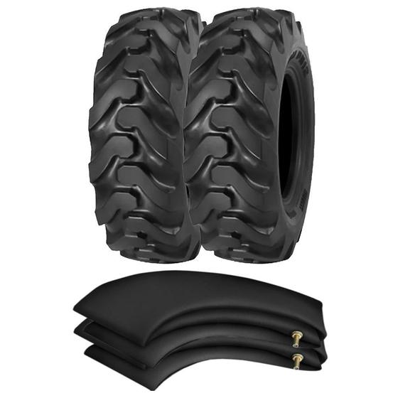 Imagem de Kit 2 Pneus 12.5/80-18 ( 12,5/80-18 ) Tubeless 10l Pn12 Pirelli + Câmaras