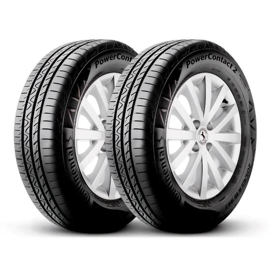 Imagem de Kit 2 Pneus 185/65R14 Continental PowerContact 2 86T Aro 14