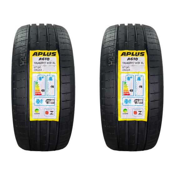 Kit 2 Pneus 195/45R17 85W TL A610-11 XL Aplus Aro 17 Menor preço em Kit 2 Pneus 195/45R17 85W TL A610-11 XL Aplus Aro 17