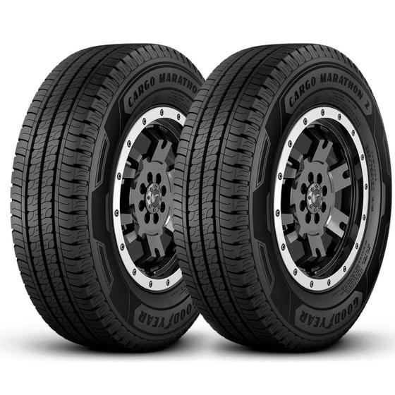 Imagem de Kit 2 Pneus 195R14 Goodyear Cargo Marathon 2 110/108R