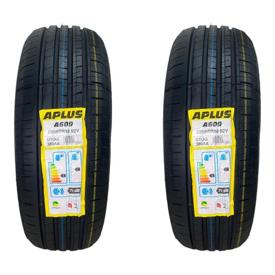 Imagem de Kit 2 Pneus 205/60R16 92V TL A609-7 Aplus Aro 16